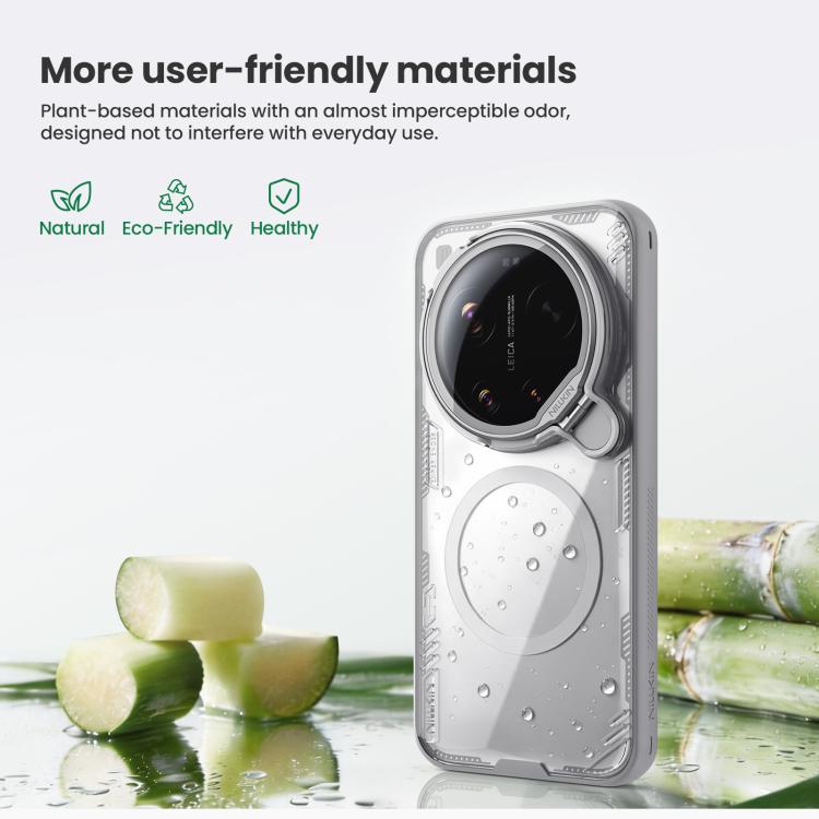 For Xiaomi 17 Ultra NILLKIN Iceblade Prop Transparent CamShield Magnetic Phone Case