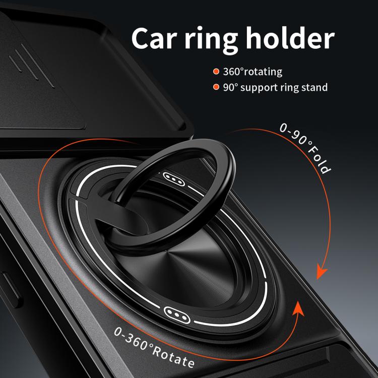 For Nothing Phone 3a Lite Lens Sliding Window Multifunctional Magnetic Shockproof Phone Case