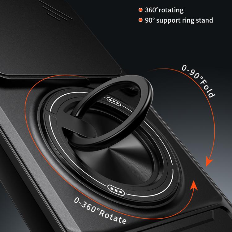 For Nothing Phone 4a Lens Sliding Window Multifunctional Magnetic Shockproof Phone Case