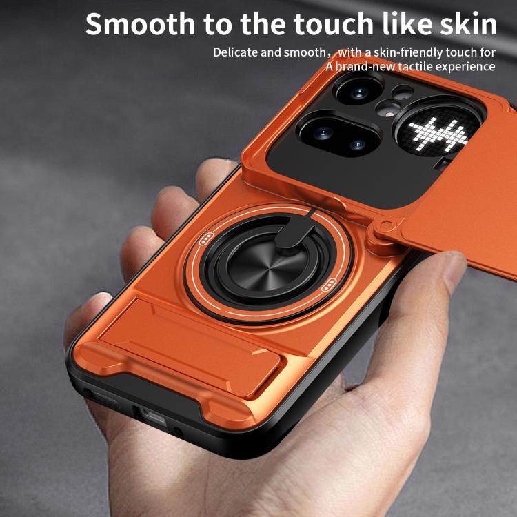 For Nothing Phone 4a Pro Lens Sliding Window Multifunctional Magnetic Shockproof Phone Case