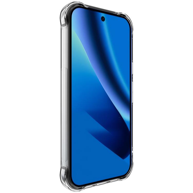 For Google Pixel 10a imak Shockproof Airbag TPU Phone Case - Transparent