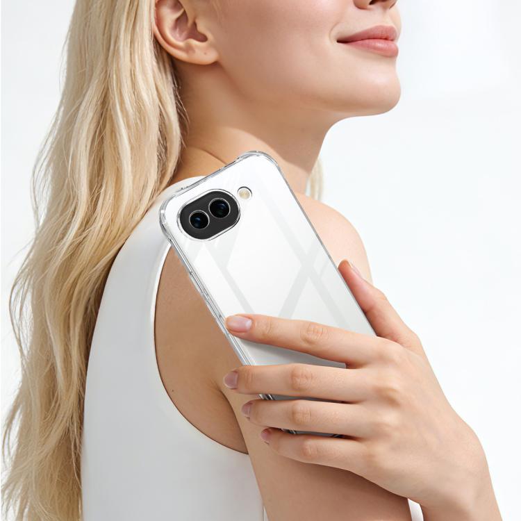 For Google Pixel 10a imak Shockproof Airbag TPU Phone Case - Transparent