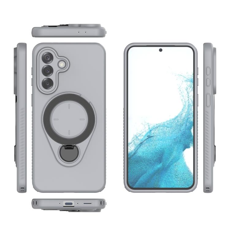 For Samsung Galaxy A37 5G Ring Shield MagSafe TPU Phone Case with 360 Degree Rotating Holder