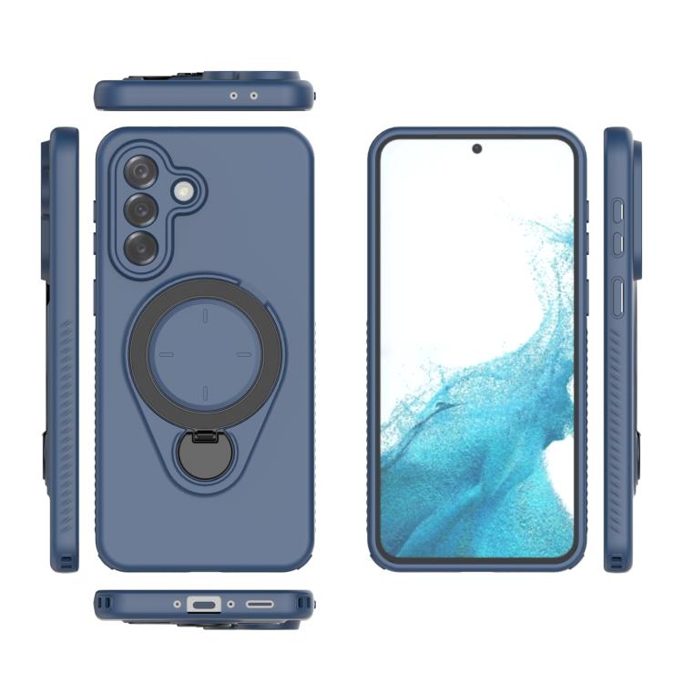 For Samsung Galaxy A37 5G Ring Shield MagSafe TPU Phone Case with 360 Degree Rotating Holder