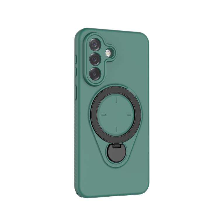 For Samsung Galaxy A37 5G Ring Shield MagSafe TPU Phone Case with 360 Degree Rotating Holder