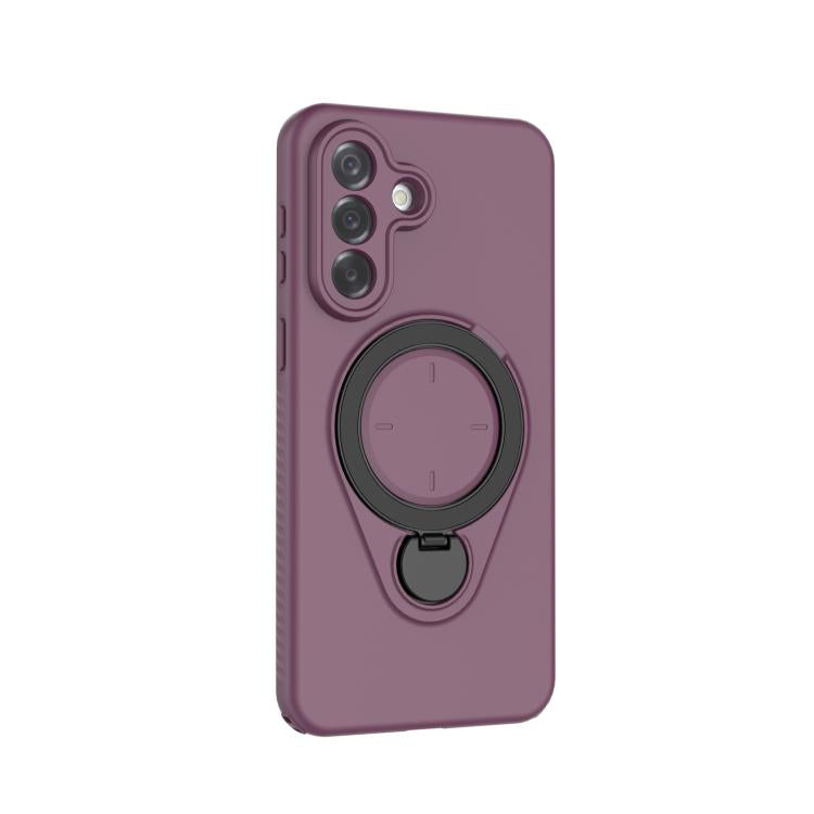 For Samsung Galaxy A37 5G Ring Shield MagSafe TPU Phone Case with 360 Degree Rotating Holder