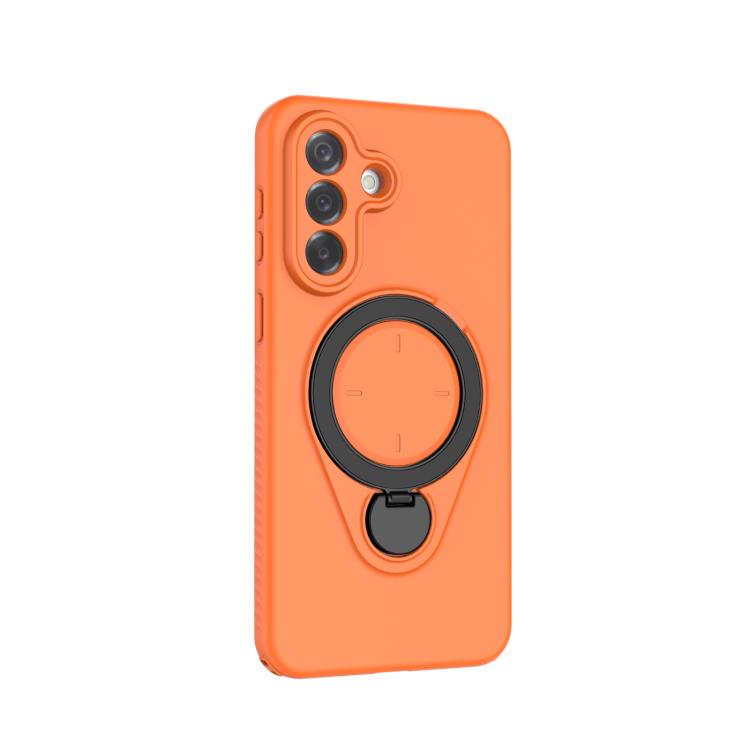 For Samsung Galaxy A37 5G Ring Shield MagSafe TPU Phone Case with 360 Degree Rotating Holder