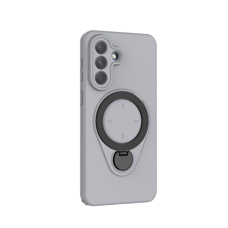 For Samsung Galaxy A57 5G Ring Shield MagSafe TPU Phone Case with 360 Degree Rotating Holder
