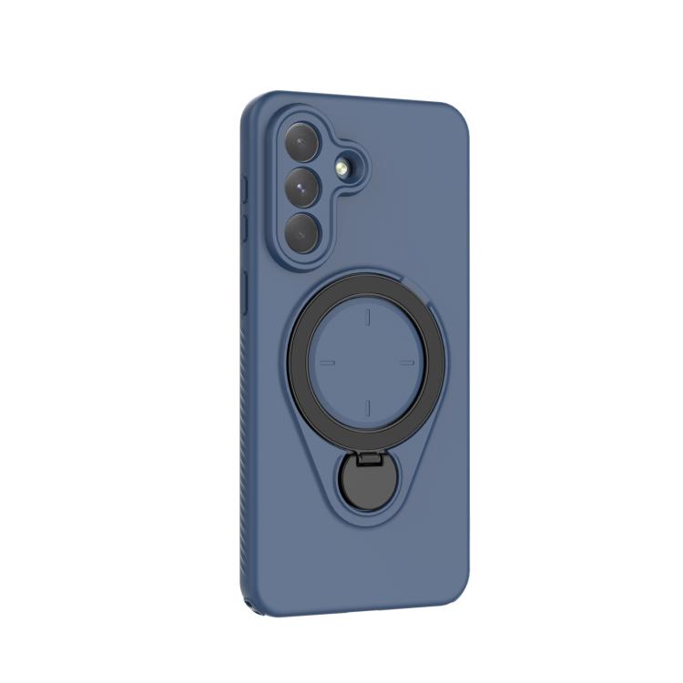 For Samsung Galaxy A57 5G Ring Shield MagSafe TPU Phone Case with 360 Degree Rotating Holder