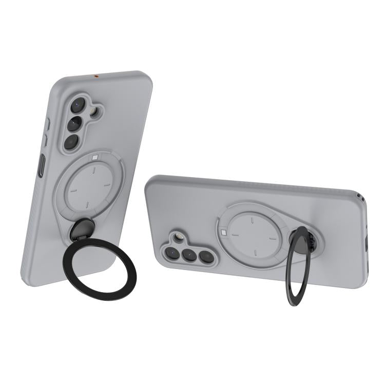 For Galaxy A17 5G Ring Shield MagSafe TPU Phone Case with 360 Degree Rotating Holder