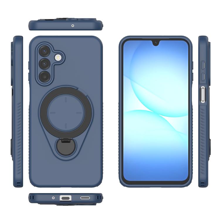 For Galaxy A17 5G Ring Shield MagSafe TPU Phone Case with 360 Degree Rotating Holder
