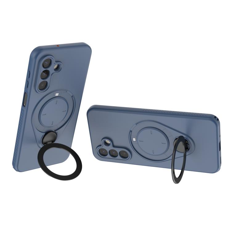 For Galaxy A17 5G Ring Shield MagSafe TPU Phone Case with 360 Degree Rotating Holder