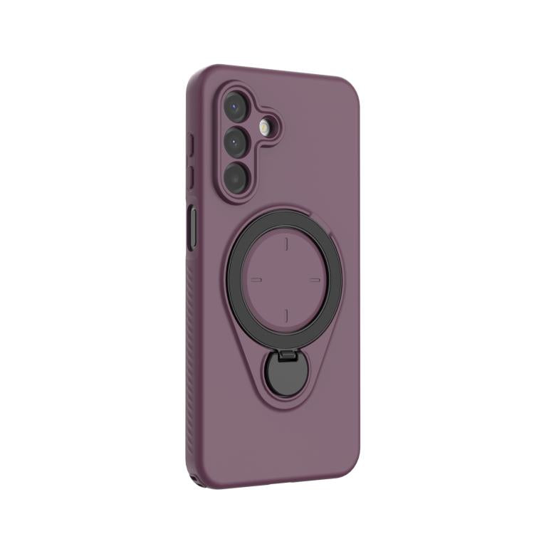 For Galaxy A17 5G Ring Shield MagSafe TPU Phone Case with 360 Degree Rotating Holder