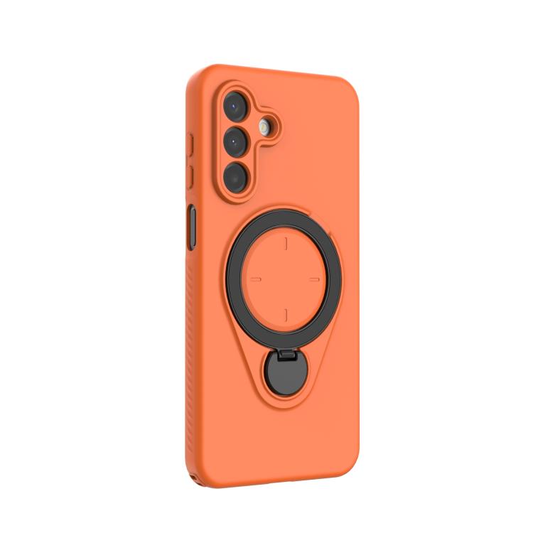 For Galaxy A17 5G Ring Shield MagSafe TPU Phone Case with 360 Degree Rotating Holder