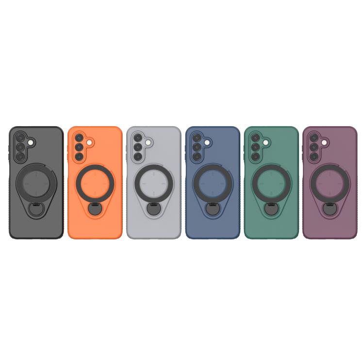 For Galaxy A17 5G Ring Shield MagSafe TPU Phone Case with 360 Degree Rotating Holder