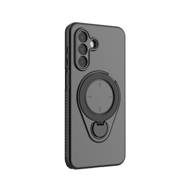 For Galaxy A17 5G Ring Shield MagSafe TPU Phone Case with 360 Degree Rotating Holder