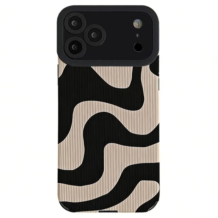 For iPhone 17 Pro Max Leather-Textured TPU Phone Case - Zebra Pattern
