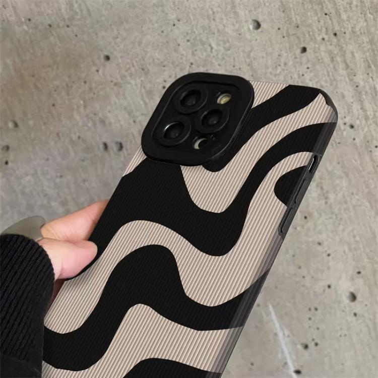 For iPhone 17 Pro Max Leather-Textured TPU Phone Case - Zebra Pattern