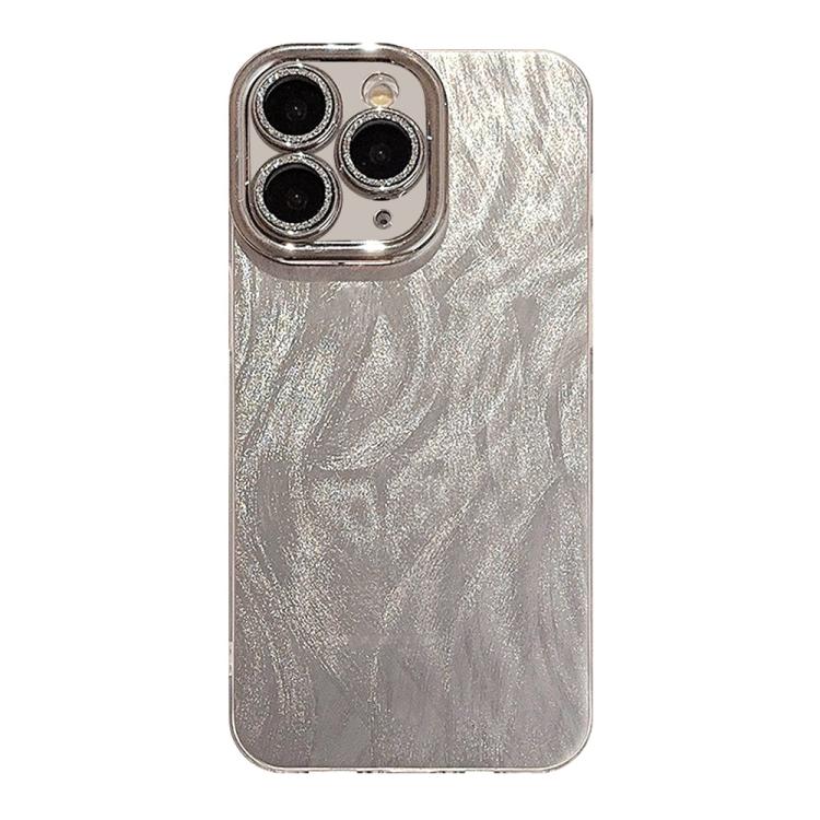 For iPhone 11 Pro Feather-Gauze Laser Phone Case with Lens Film