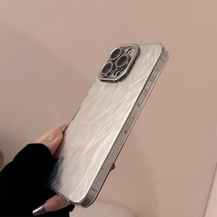 For iPhone 11 Pro Feather-Gauze Laser Phone Case with Lens Film