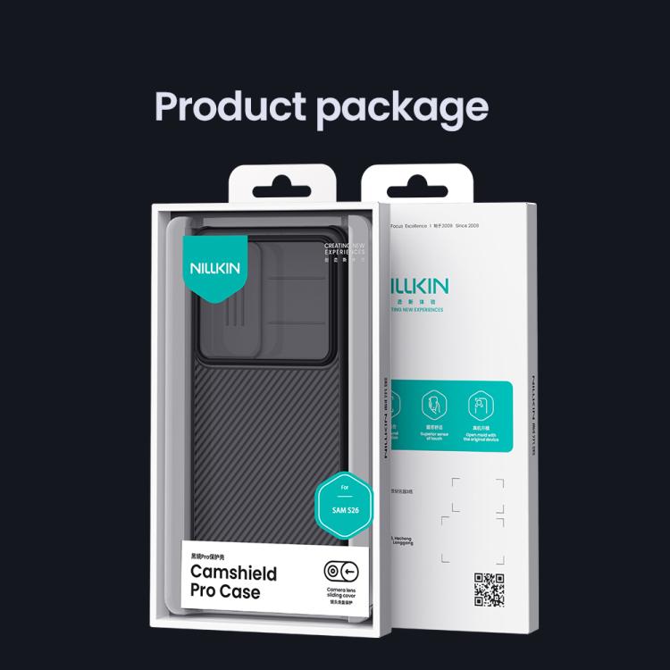 For Samsung Galaxy S26 5G NILLKIN Black Mirror Pro Series Camshield PC Phone Case