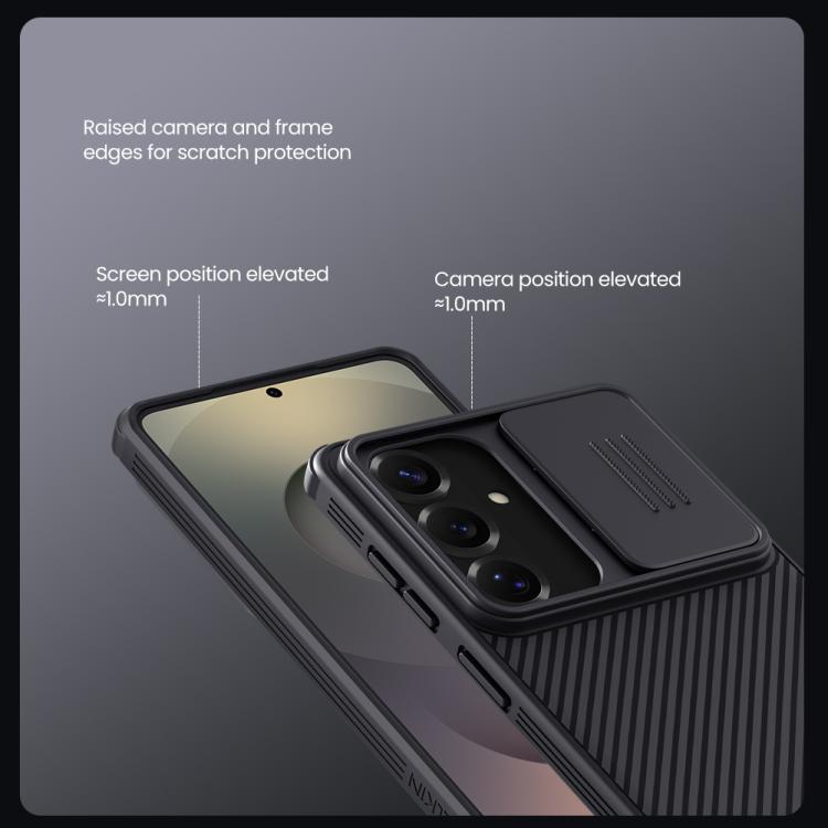 For Samsung Galaxy S26 5G NILLKIN Black Mirror Pro Series Camshield PC Phone Case