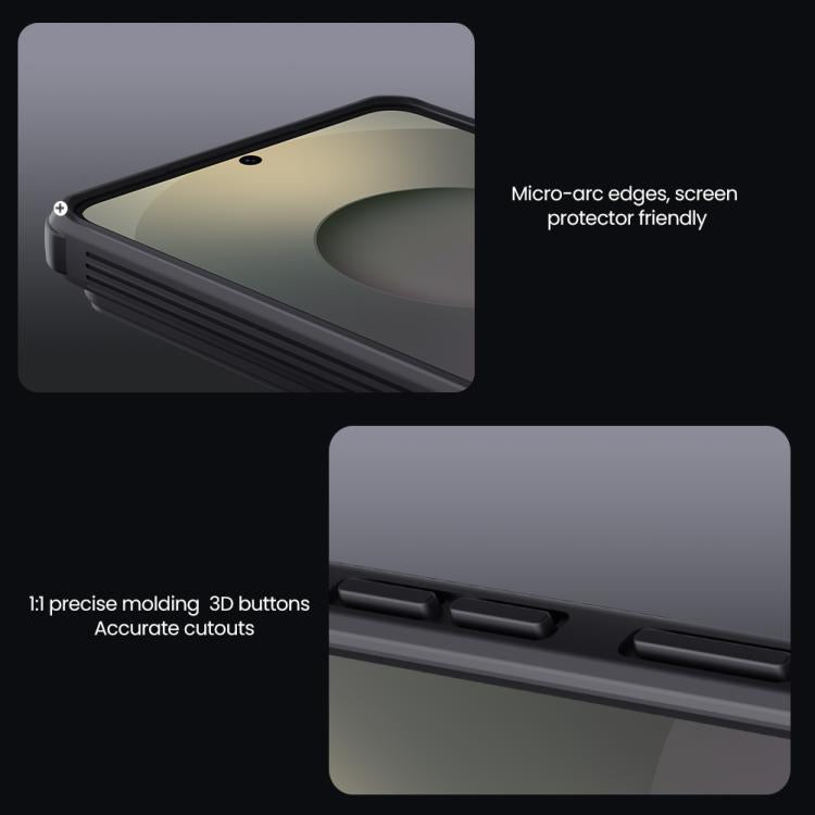 For Samsung Galaxy S26 5G NILLKIN Black Mirror Pro Series Camshield PC Phone Case