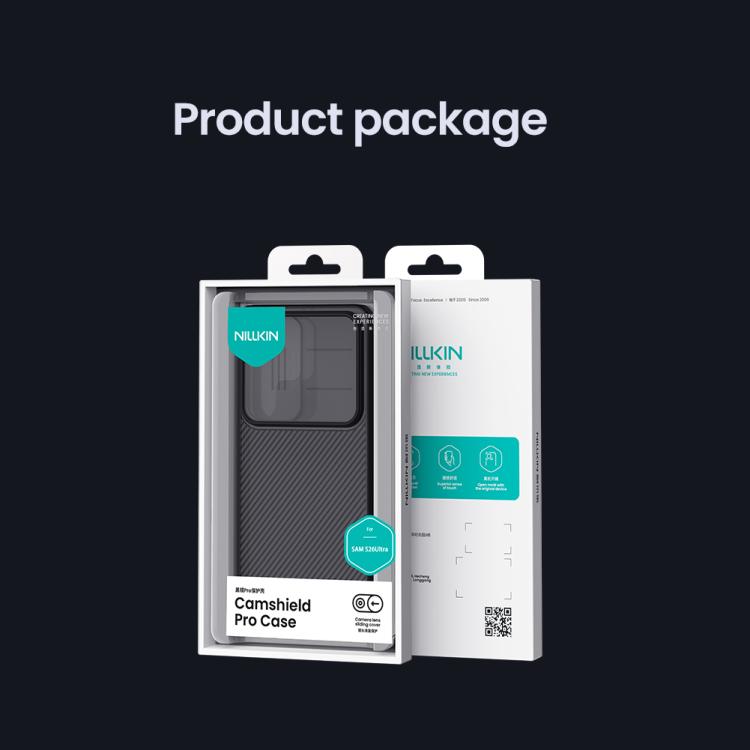 For Samsung Galaxy S26 Ultra 5G NILLKIN Black Mirror Pro Series Camshield PC Phone Case