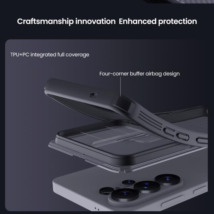 For Samsung Galaxy S26 Ultra 5G NILLKIN Black Mirror Pro Series Camshield PC Phone Case
