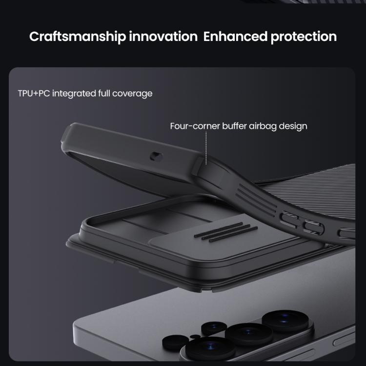 For Samsung Galaxy S26 Ultra 5G NILLKIN Black Mirror Pro Series Camshield PC Phone Case