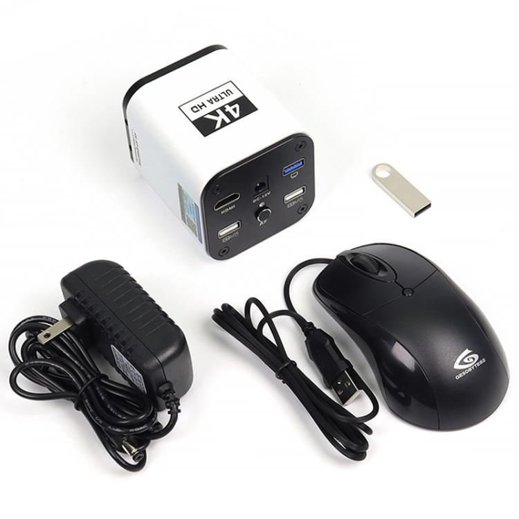 TAIDA TD-4KAF 60FPS CCD Edge Detection 4K Industry Microscope Camera, Plug:EU Plug