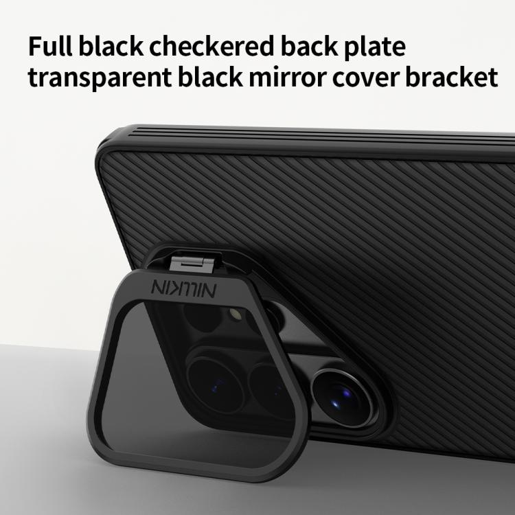 For Samsung Galaxy S26 Ultra 5G NILLKIN Black Mirror Prop Transparent CamShield Magnetic Phone Case
