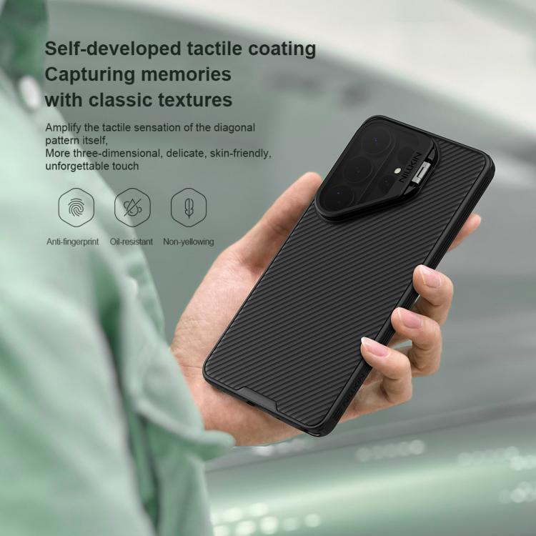 For Samsung Galaxy S26 Ultra 5G NILLKIN Black Mirror Prop Transparent CamShield Magnetic Phone Case