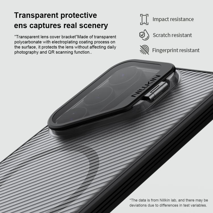 For Samsung Galaxy S26 Ultra 5G NILLKIN Black Mirror Prop Transparent CamShield Magnetic Phone Case