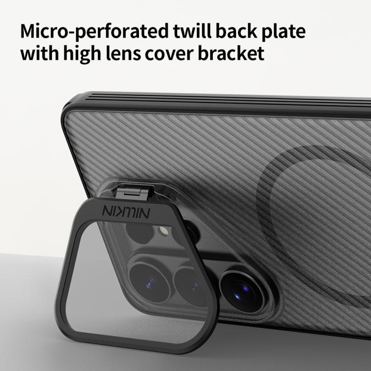 For Samsung Galaxy S26 Ultra 5G NILLKIN Black Mirror Prop Transparent CamShield Magnetic Phone Case