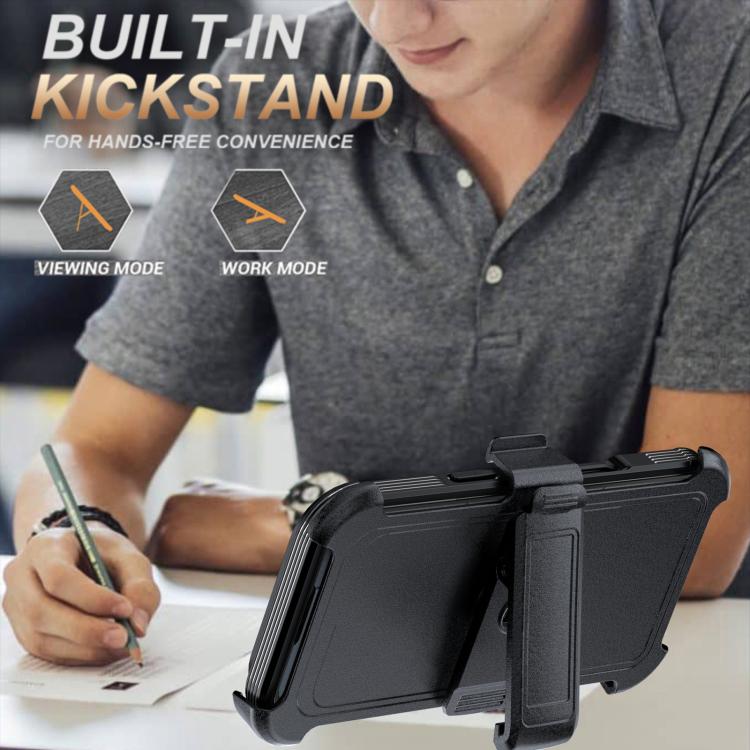For iPhone Air Acrylic Full Coverage Magnetic Phone Case with Back Clip