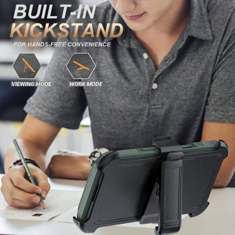 For iPhone Air Acrylic Full Coverage Magnetic Phone Case with Back Clip