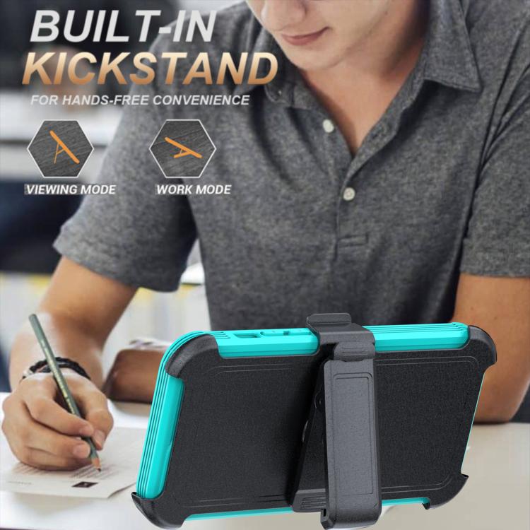 For iPhone 14 Pro Acrylic Full Coverage Magnetic Phone Case with Back Clip