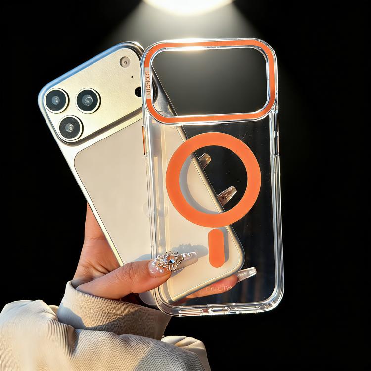 For iPhone 17 Pro Max CICI-CITY Self-Healing Transparent IMD Magnetic Phone Case