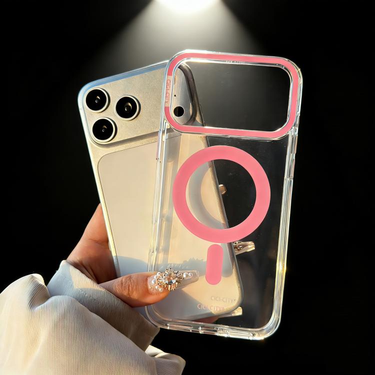 For iPhone 17 Pro Max CICI-CITY Self-Healing Transparent IMD Magnetic Phone Case