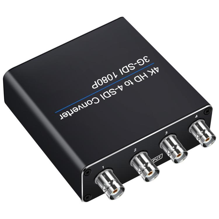 NK-814 4K HDMI Input to 4-SDI Output Converter - Black
