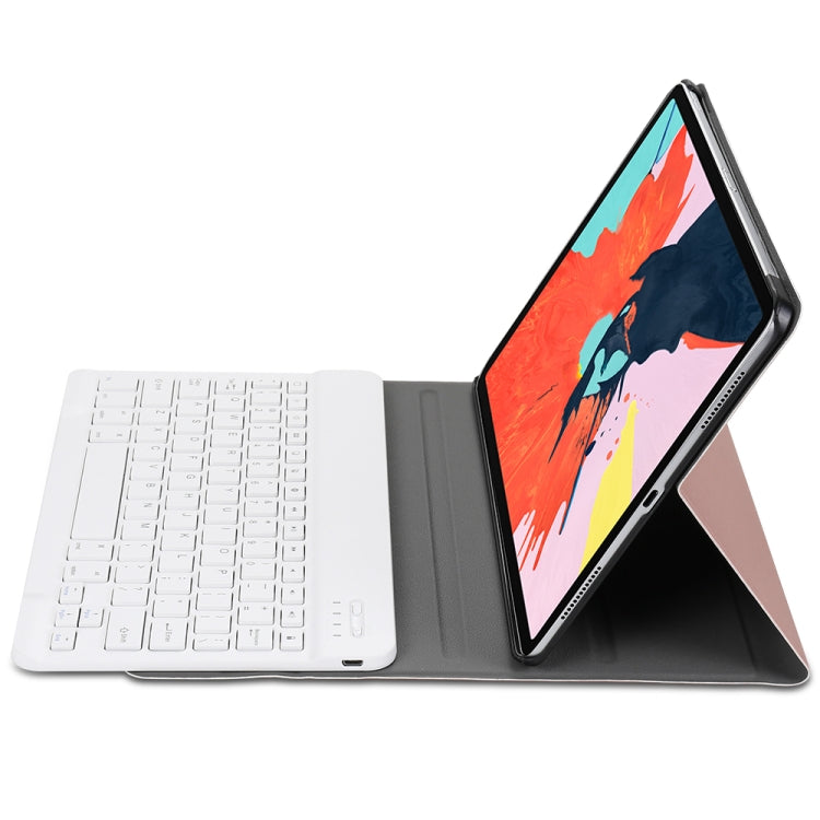 A098 Detachable Ultra-thin ABS Bluetooth Keyboard Tablet Case for iPad Air 4 10.9 inch (2020), with Stand
