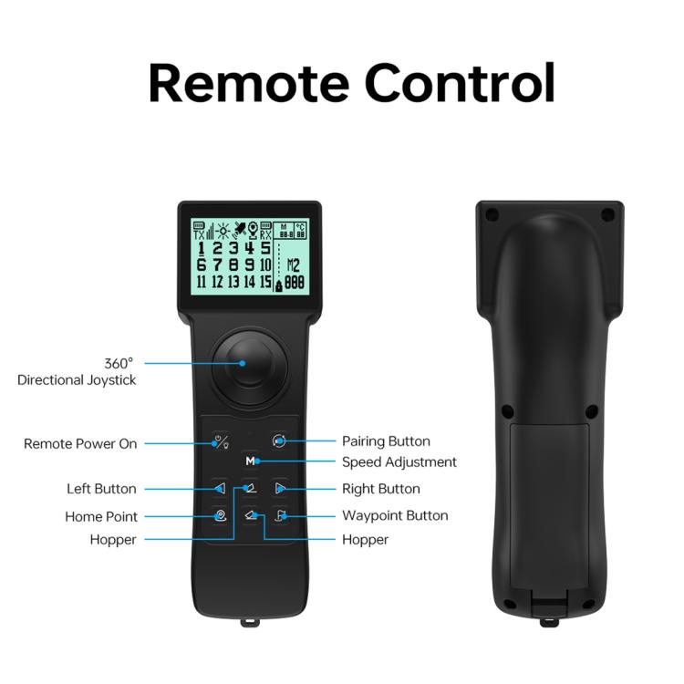 D50E GPS High Speed Smart Remote Control Fishing Bait Boat with Sonar Sensor, Plug:UK Plug
