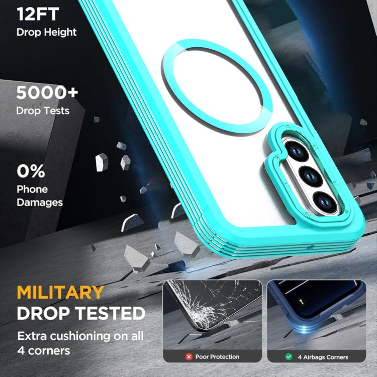 For Samsung Galaxy A26 5G Acrylic Full Coverage Magnetic Phone Case with Back Clip