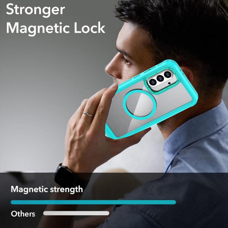 For Samsung Galaxy A36 5G Acrylic Full Coverage Magnetic Phone Case with Back Clip