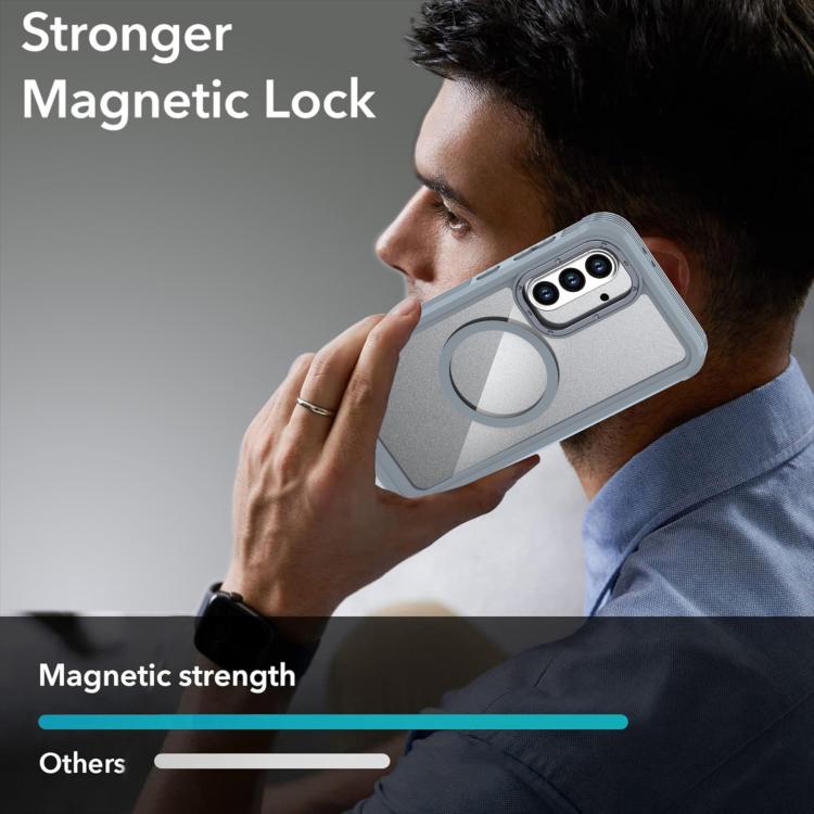 For Samsung Galaxy A36 5G Acrylic Full Coverage Magnetic Phone Case with Back Clip