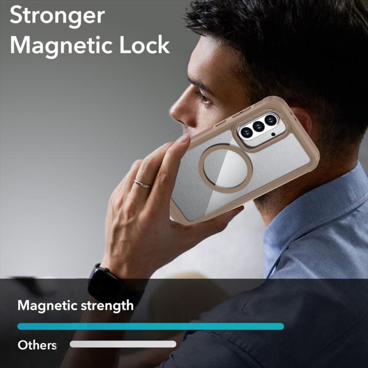 For Samsung Galaxy A36 5G Acrylic Full Coverage Magnetic Phone Case with Back Clip
