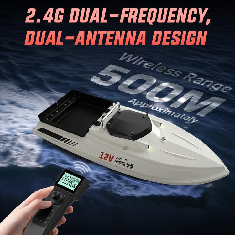 D80E GPS High Power Smart Remote Control Fishing Bait Boat with Sonar Sensor, Plug:EU Plug