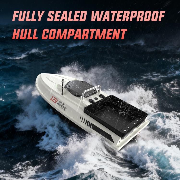 D80E GPS High Power Smart Remote Control Fishing Bait Boat with Sonar Sensor, Plug:EU Plug