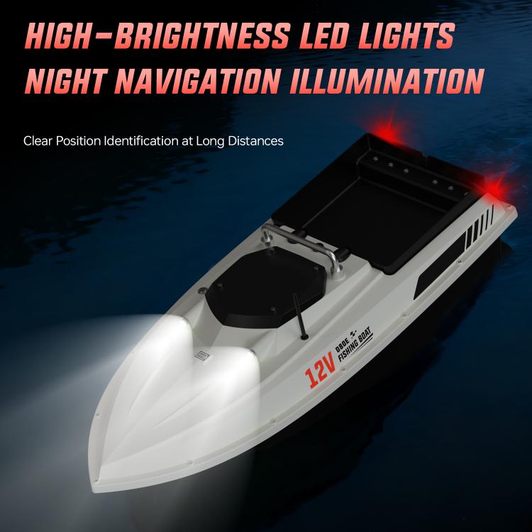D80E GPS High Power Smart Remote Control Fishing Bait Boat with Sonar Sensor, Plug:UK Plug